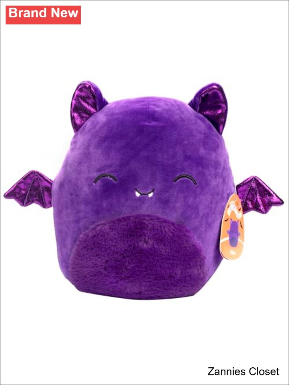 👻 Squishmallows 10-Inch Halloween Purple Bat Blas Plush Toy